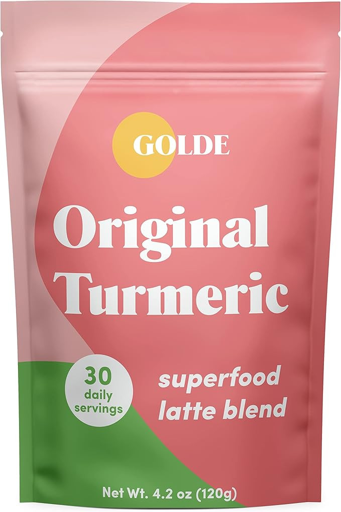 Golde Superfood Latte Blend - Original Turmeric | Plant-Based Superfood with Turmeric, Coconut, a... | Amazon (US)