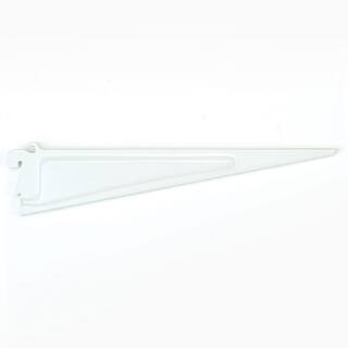 ClosetMaid ShelfTrack 12 in. x .5 in. White Shelf Bracket-52853 - The Home Depot | The Home Depot
