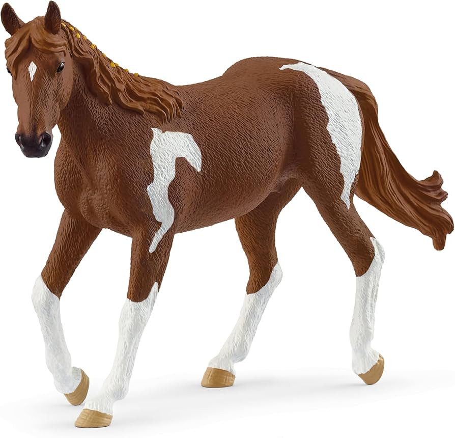 Schleich Horse Club - Paint Horse Mare - 6" Hand-Painted Collectable, Realistic Toy Horse Figurin... | Amazon (US)