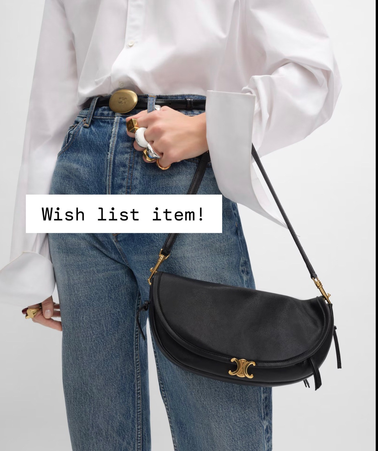 I am a huge fan of designer purses, and I personally loving purchasing mine from consignment stores that resell them! 

Loverly Grey, designer purse, wishlist, celine purse, black purse 

 #LTKSeasonal