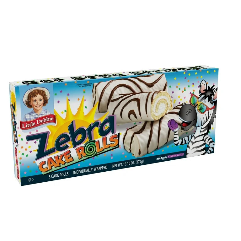 Little Debbie Zebra Cake Rolls, 13.1 oz (6 count) | Walmart (US)
