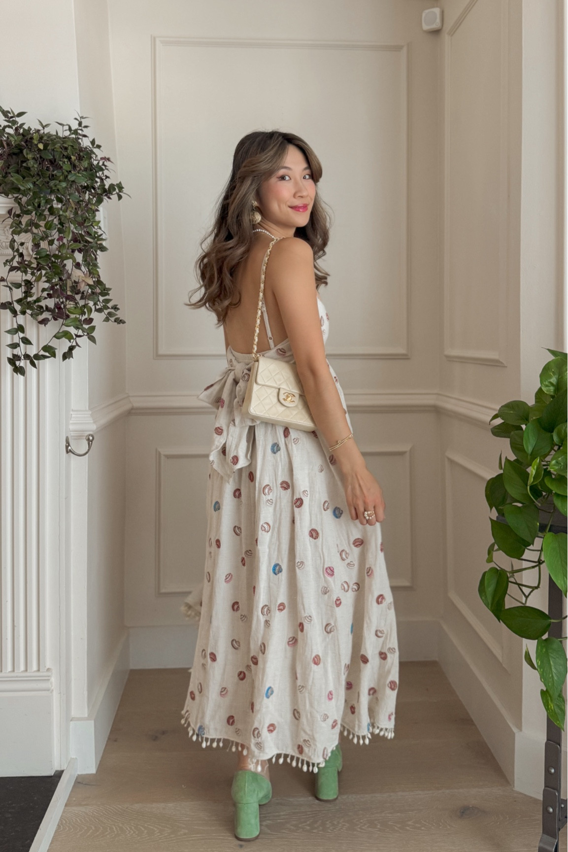 The prettiest embroidered shell printed dress for your next tropical getaway with a puka shell trim! It sounds sooo pretty on! 

#LTKStyleTip #LTKTravel