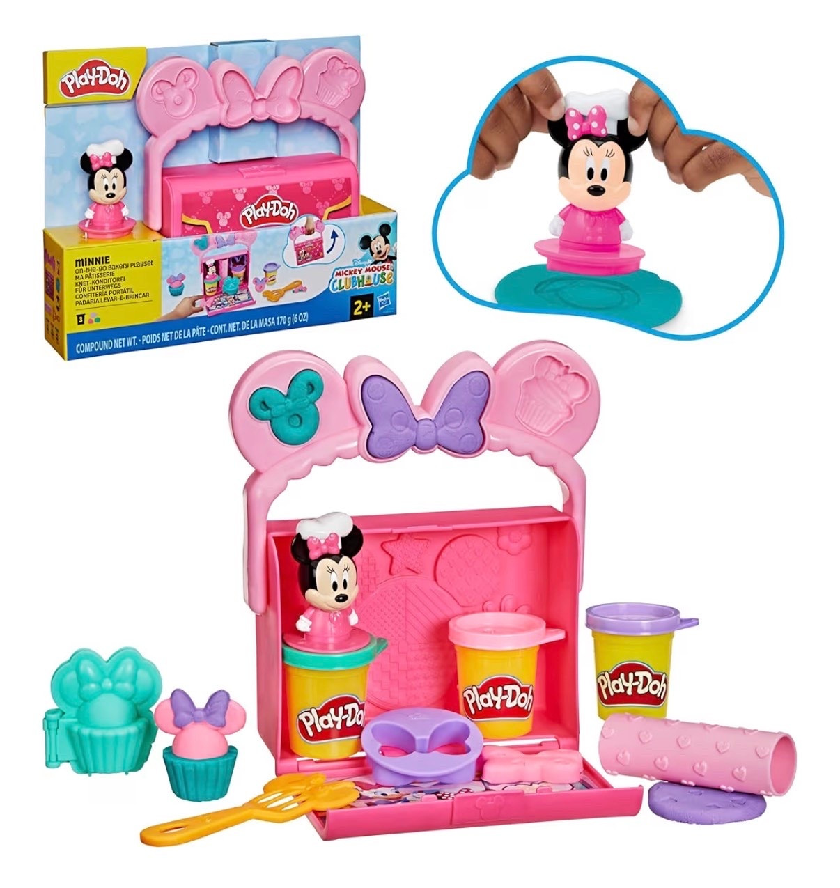 Play-Doh Disney Junior Mickey Mouse Clubhouse, On-the-Go Bakery Playset with Minnie Mouse, Play Food Preschool Toys, Arts & Crafts Gifts for Kids 2+

Birthday fits for baby girl

#LTKBaby #LTKKids