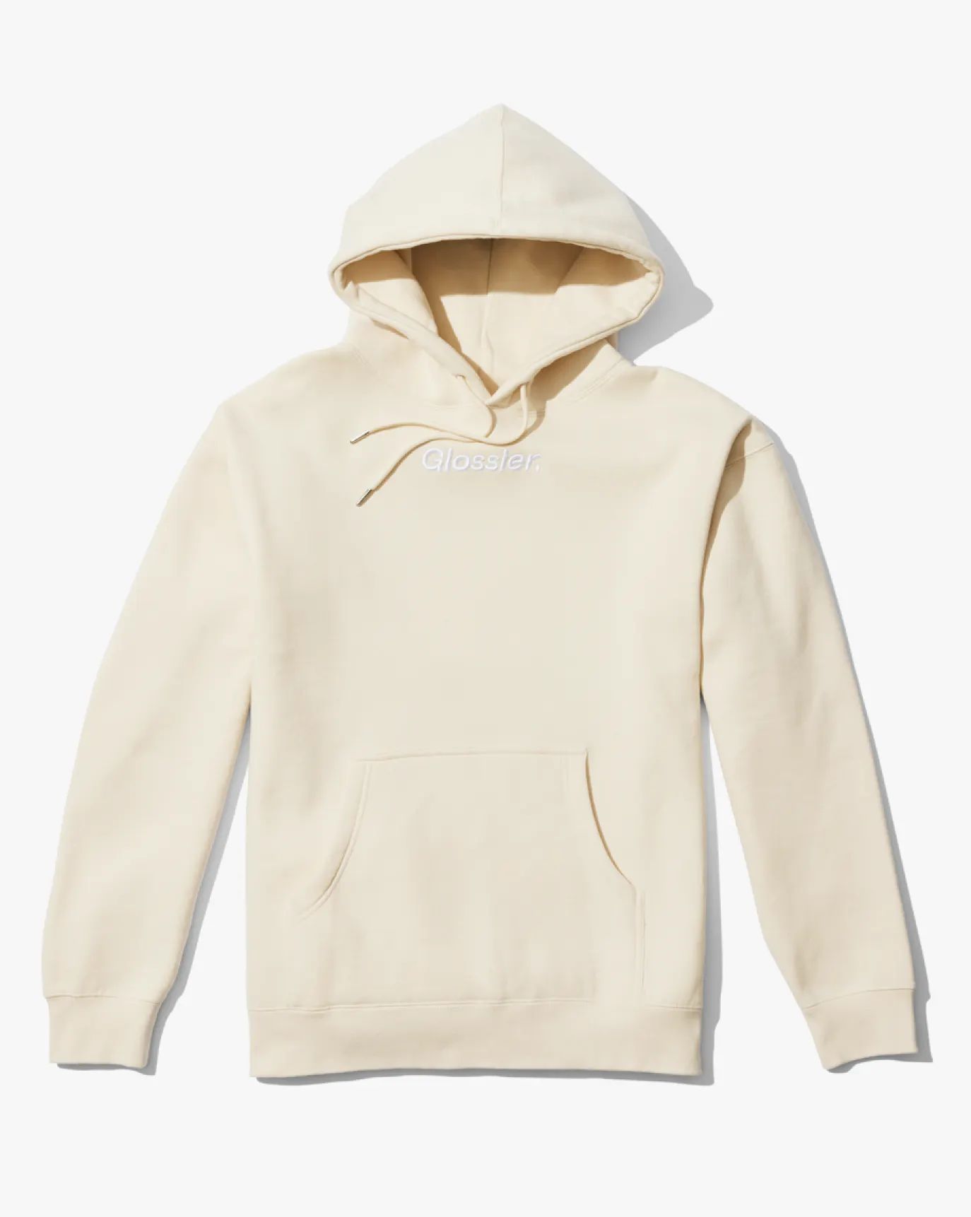 Limited Edition Embroidered Cream Hoodie | Glossier