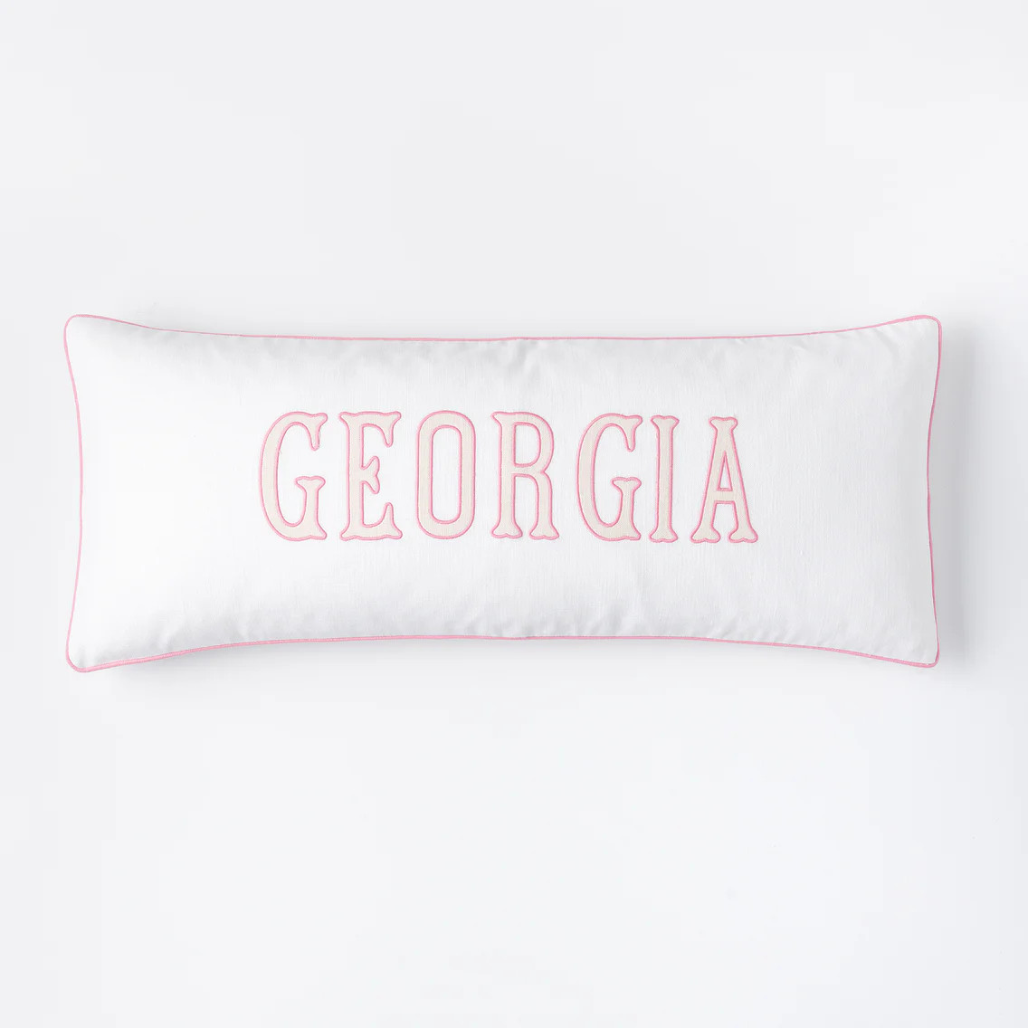 Bespoke Embroidered Pillow | Mark and Graham
