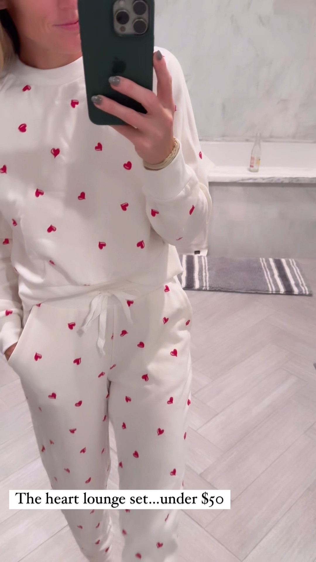 Grab it while you can it’s selling fast, this heart sweatshirt and matching jogger sweatpants. Looks a lot like the zip supply version, but for a quarter of the cost. Perfect for Valentine’s Day.

#TargetFINDS #Valentine’sDay #ValentineGifts #ValentinesOutfit #ValentinesLoungeSet #ValentinesPajamas #Loungewear



#LTKMostLoved #LTKfindsunder50 #LTKSeasonal