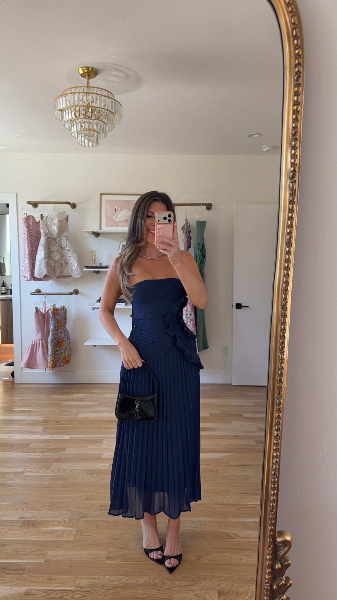 navy strapless pleated maxi with a ruffle detail at the waist lulus formal event & wedding guest dress under $80 💍 use code emerson20 for 20% off

Im 5’4” and wearing my usual small/2 

electric picks: emerson20

affordable fashion finds, fall wedding guest dresses, wedding guest dresses, cocktail dresses, semi-formal dresses, black tie wedding guest dresses, destination wedding guest dresses, garden party dresses, wedding guest outfit ideas

#LTKSeasonal #LTKWedding #LTKootd