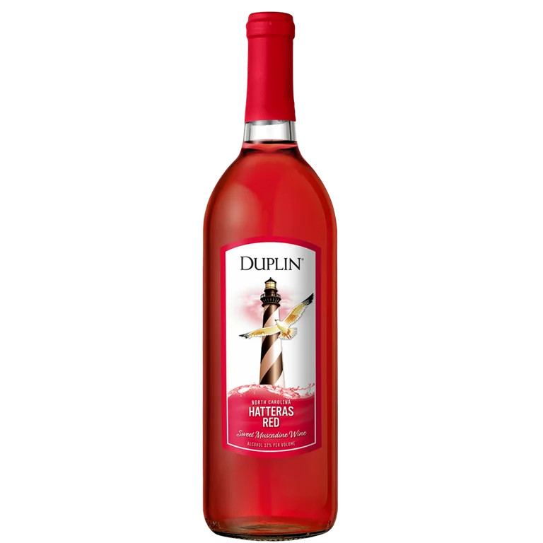 Duplin Hatteras Red Sweet Muscadine Wine, North Carolina, 750 ml Glass Bottle, 12% ABV | Walmart (US)