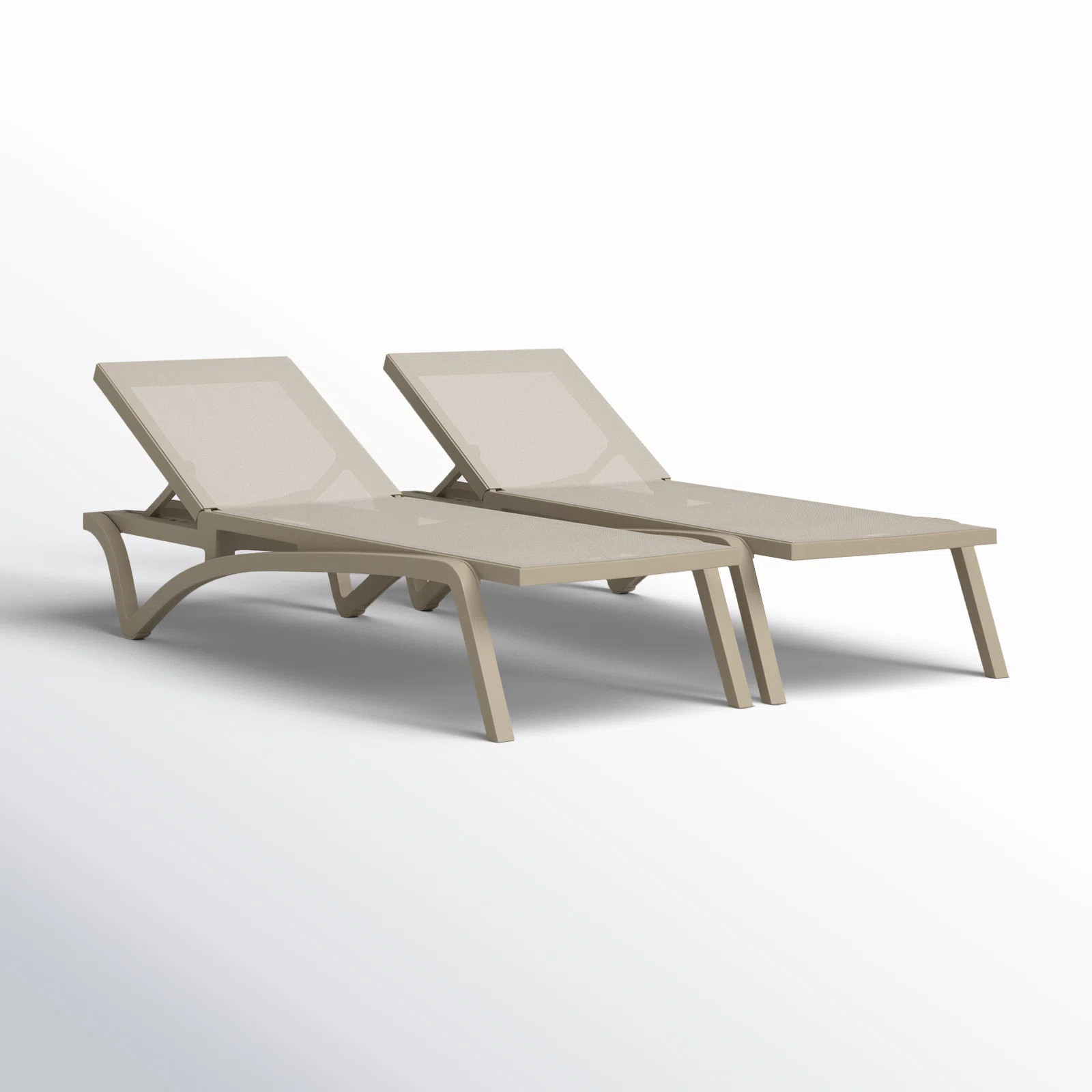 76" Long Reclining Single Chaise (Set of 2) | Wayfair North America