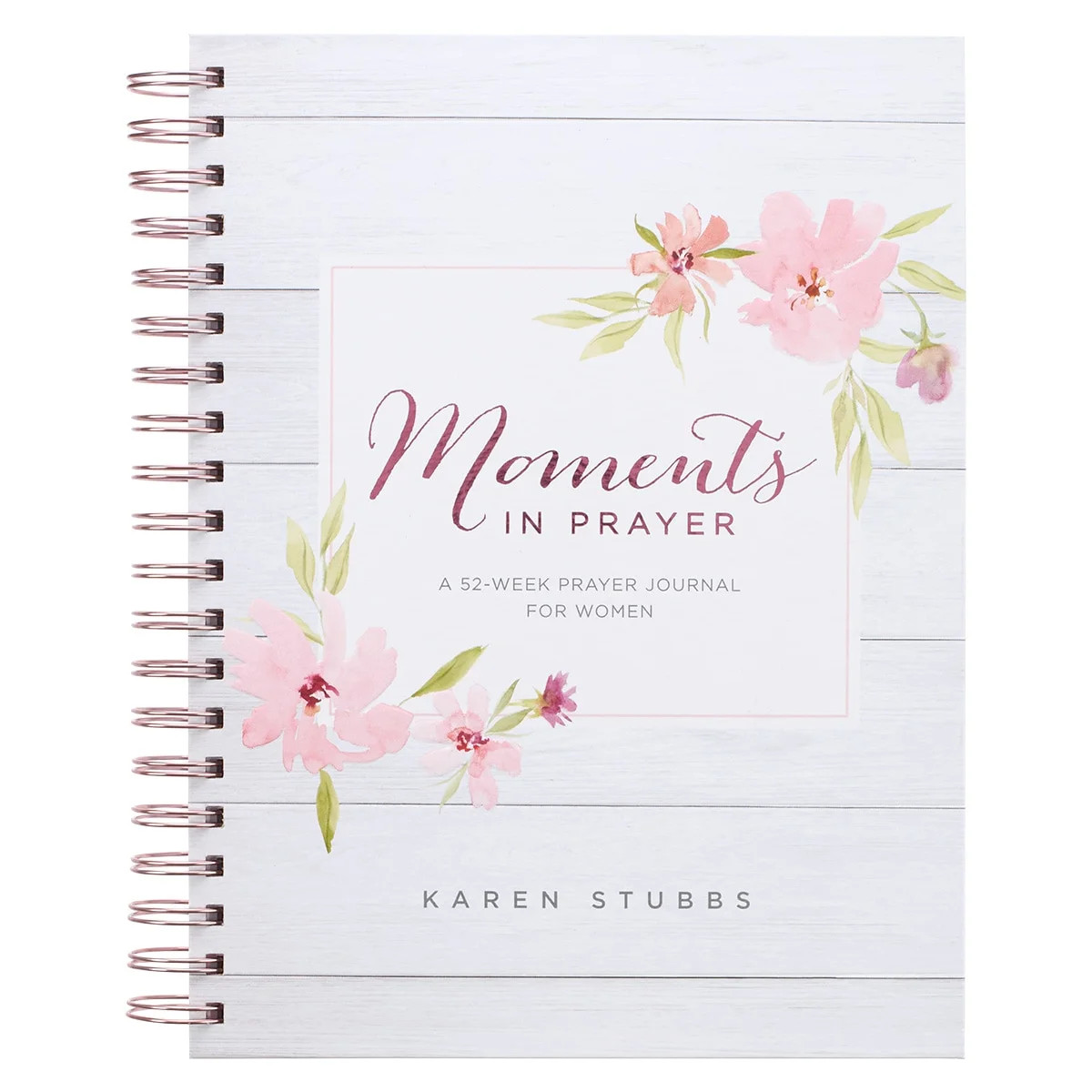 Moments in Prayer Wirebound Prompted Journal - 52 Week Prayer Journal for Women | Walmart (US)