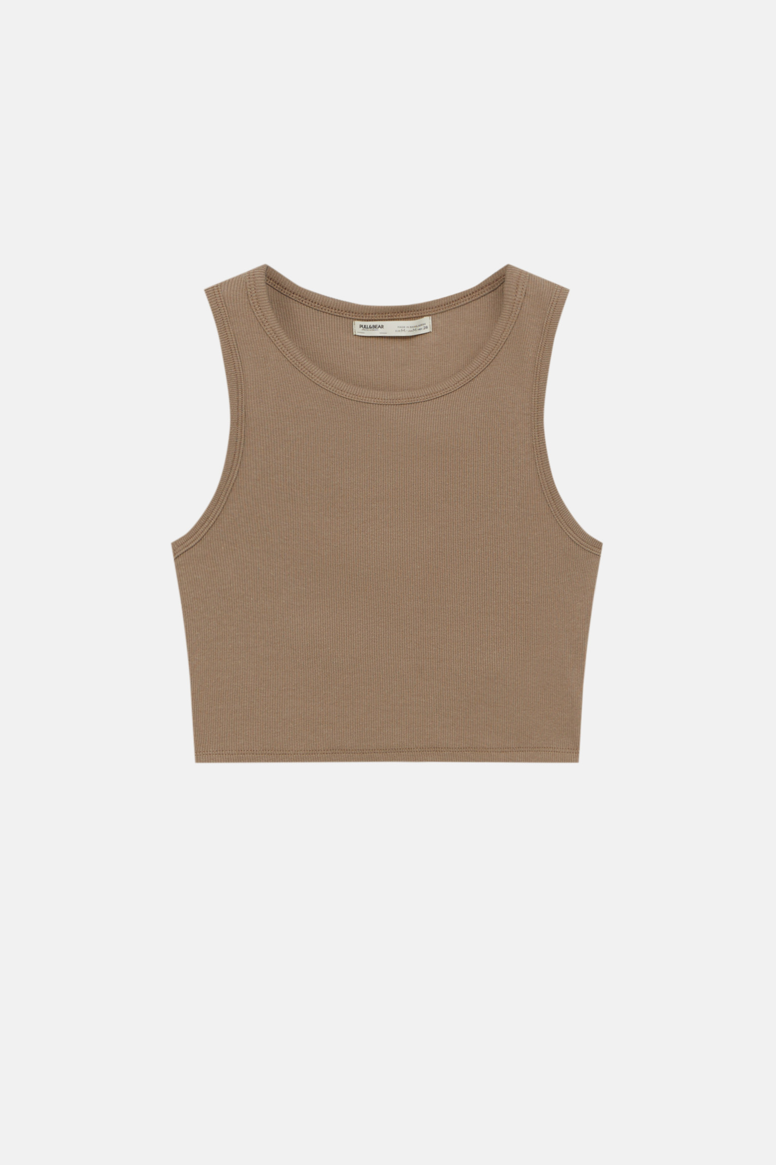 Ribbed tank top | PULL and BEAR UK