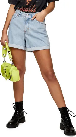 Roll Hem Mom Denim Shorts | Nordstrom