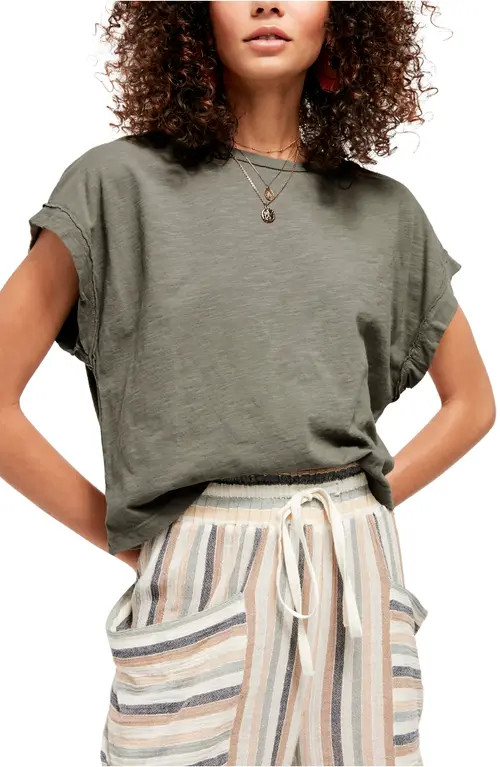 Free People We the Free You Rock T-Shirt in Washed Army at Nordstrom, Size Small | Nordstrom