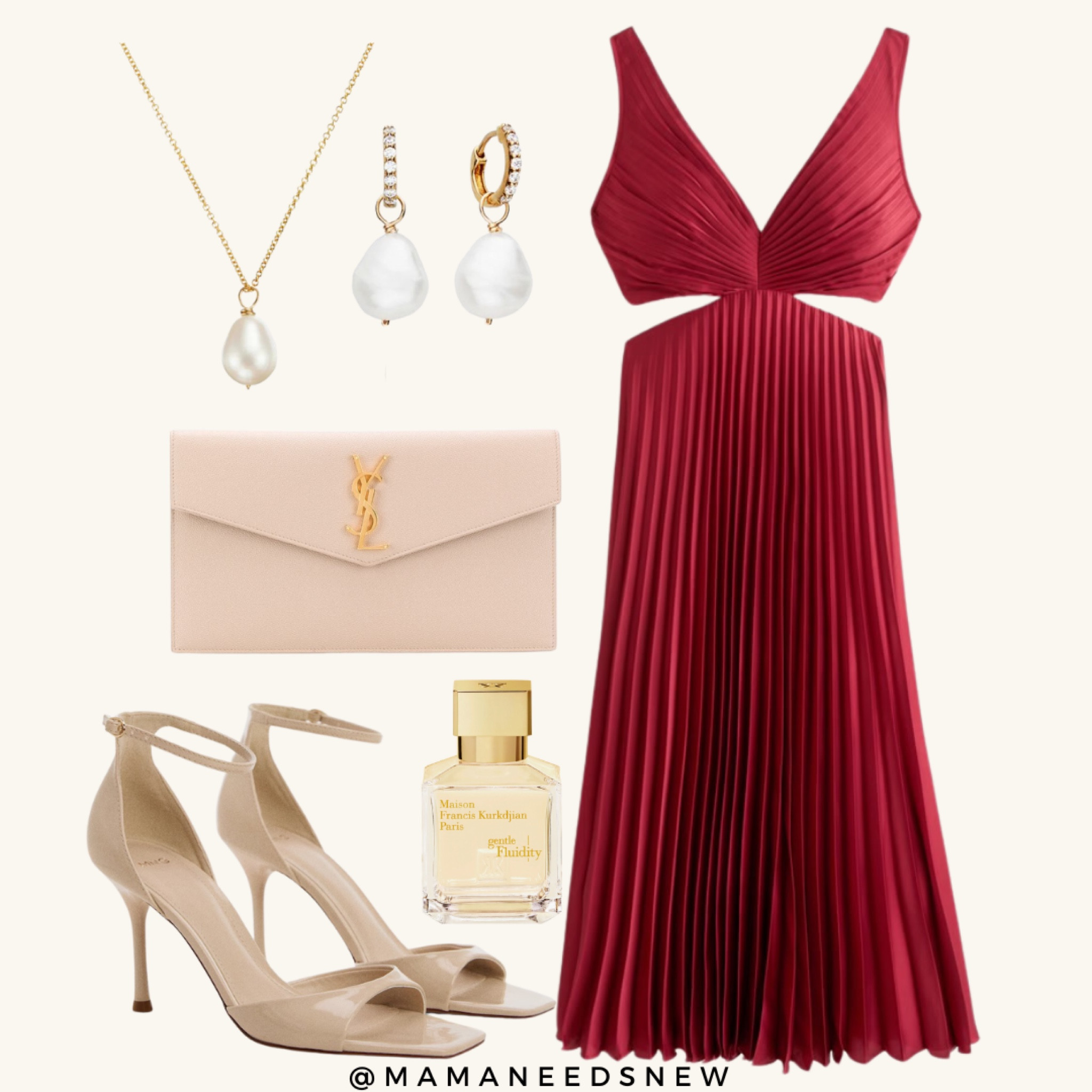 open lace back dress 14 Bold and Fiery All-Red Outfit Ideas from Amazon