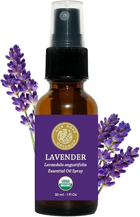 Silk Road Organic Lavender Essential Oil Spray, Lavandula Angustifolia, 100% Pure USDA Certified ... | Amazon (US)