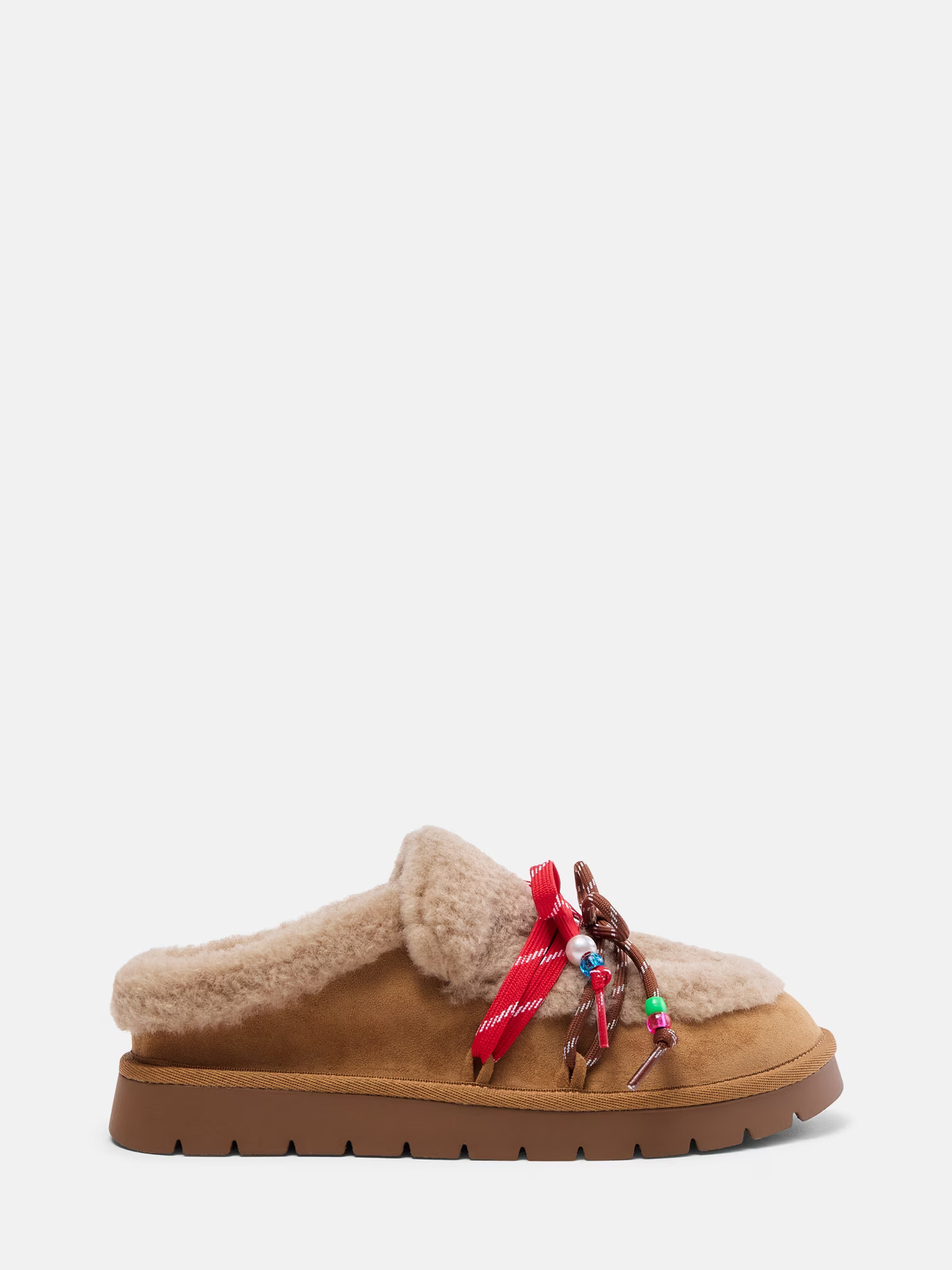 No Boundaries Women's Faux Fur Mules | Walmart (US)