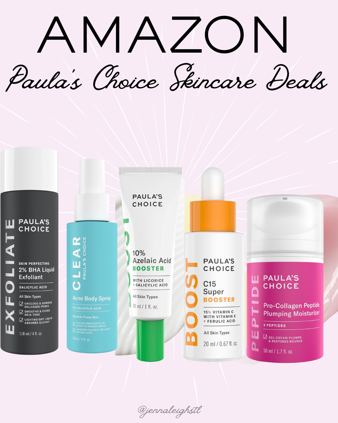 Paula's Choice skincare deals are happening on Amazon right now. Such a great time to stock up on your favorites or finally try those products that have been sitting on your wish list. 

 #LTKSaleAlert #LTKMidsize #LTKBeauty