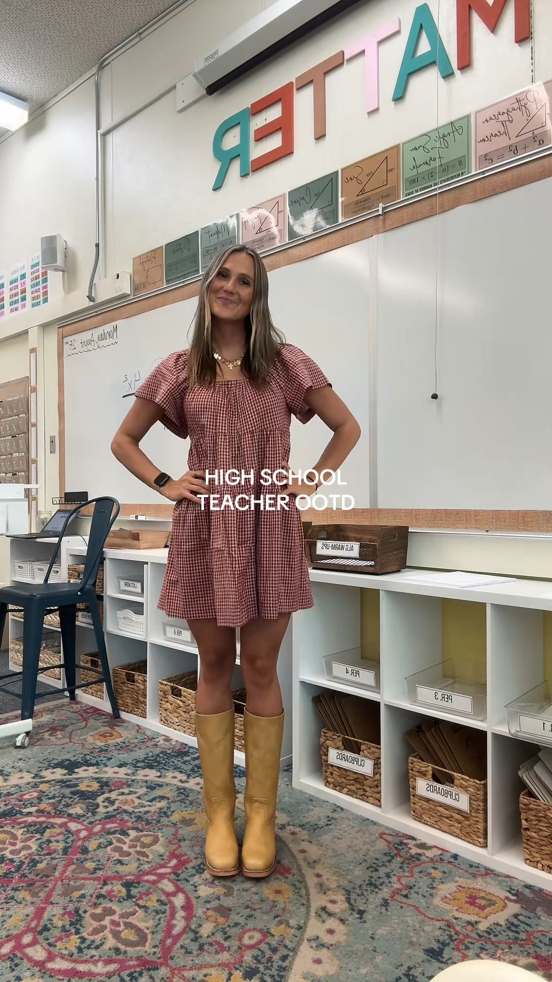 I think these boots are becoming my whole personality at this point Dress is @Old Navy Official and boots are @thefryecompany + full fit is linked here !!


#teacher #teacheroutfitcheck #teacheroutfit #teacherootd #teacheroutfitinspo