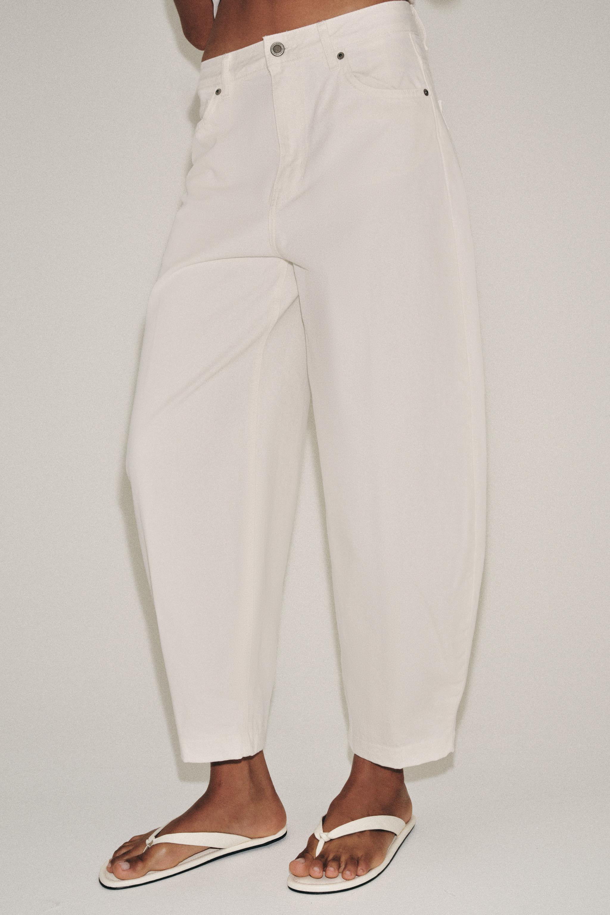 ZW COLLECTION BARREL HIGH-WAIST JEANS | Zara UK
