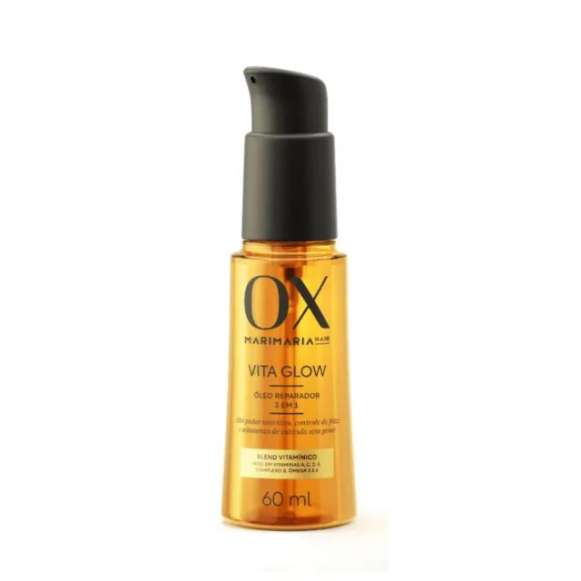 ÓLEO REPARADOR 3 EM 1 MARI MARIA HAIR OX VITA GLOW 60ML | Drogasil BR