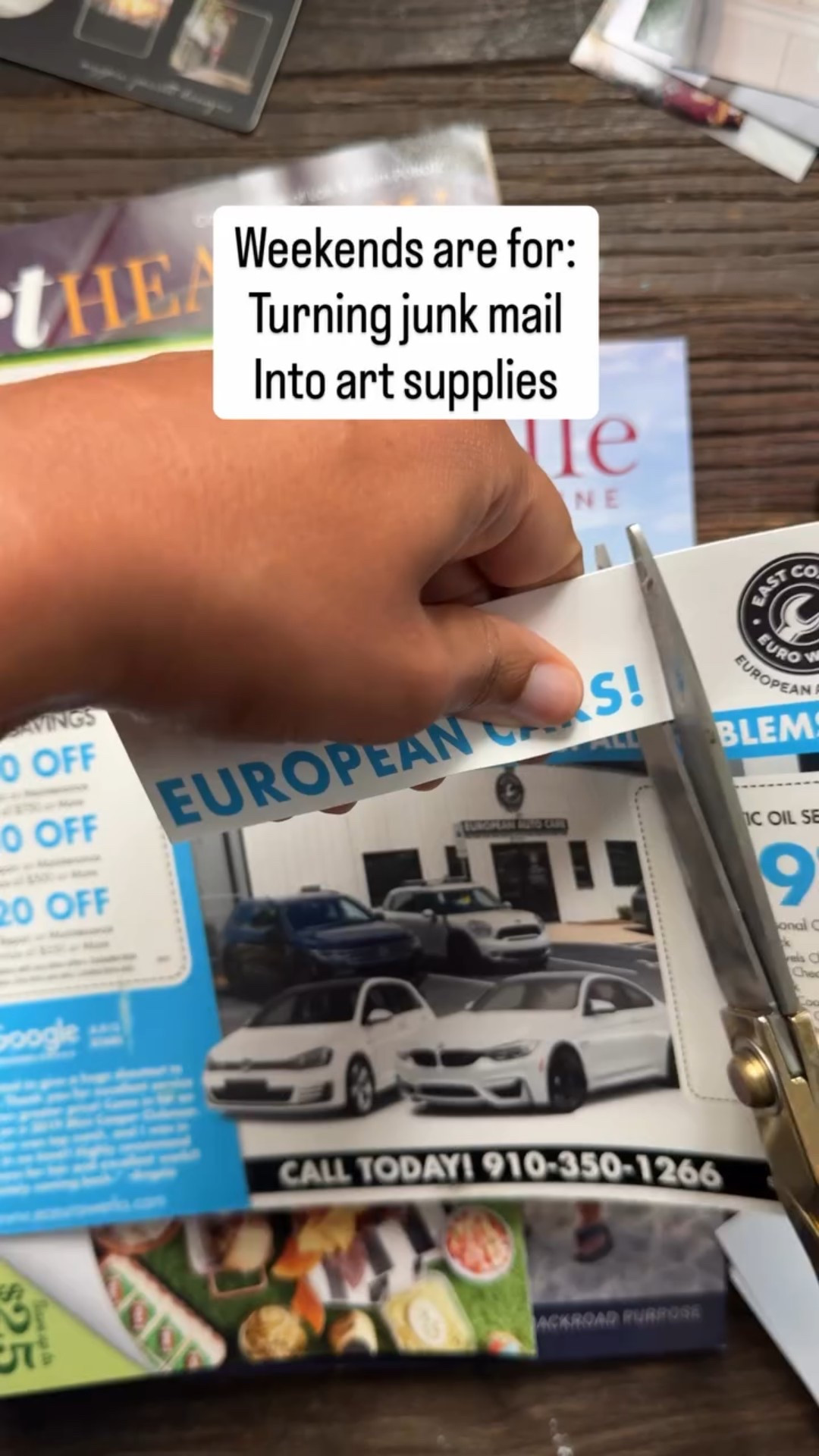 I collect my junk mail all week. And. I look forward to spending some time on the weekends building my letter collection one piece of junk mail at a time! 

I use these in my project life layouts, my art journal, and my one little word journal. I love the unique look, and you can’t beat free art supplies 🎨💫

#collectletters #upcycledcrafts #creativereuse  #artsupplies #letters #weekendvibes #creativeprocess #lettercollection