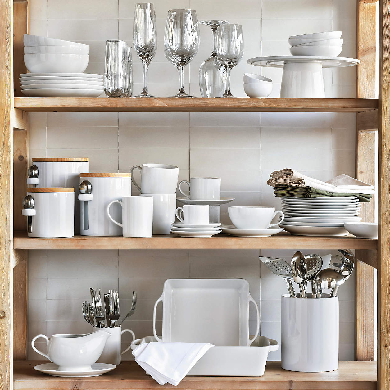 Aspen Porcelain Coupe Salad Plates, Set of 8 + Reviews | Crate & Barrel | Crate & Barrel
