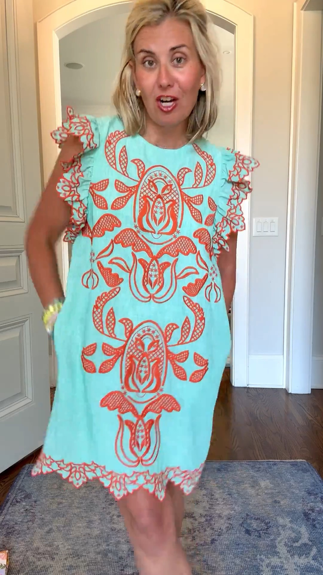 This dress is dreamy….y’all went crazy when I had it on in my stories. Well done Avara! I’m in size small & 8 sandal tts. 

*Use code Catherine20 at Allie + Bess

#LTKdayinmylife #LTKSeasonal #LTKmomlife