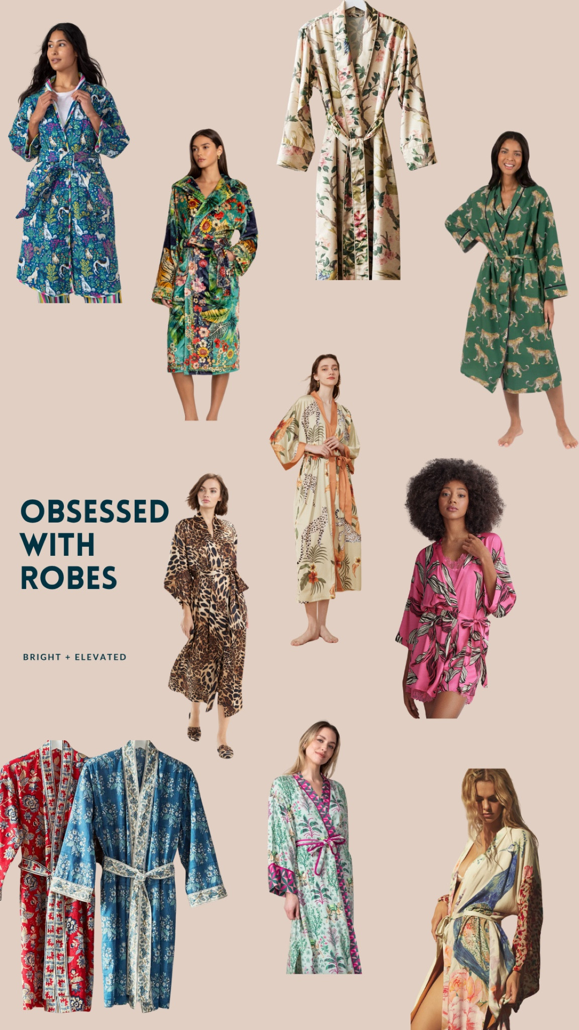 Robes, floral, animal print, intimates, sleepwear, loungewearr

#LTKstyletip #LTKfindsunder100