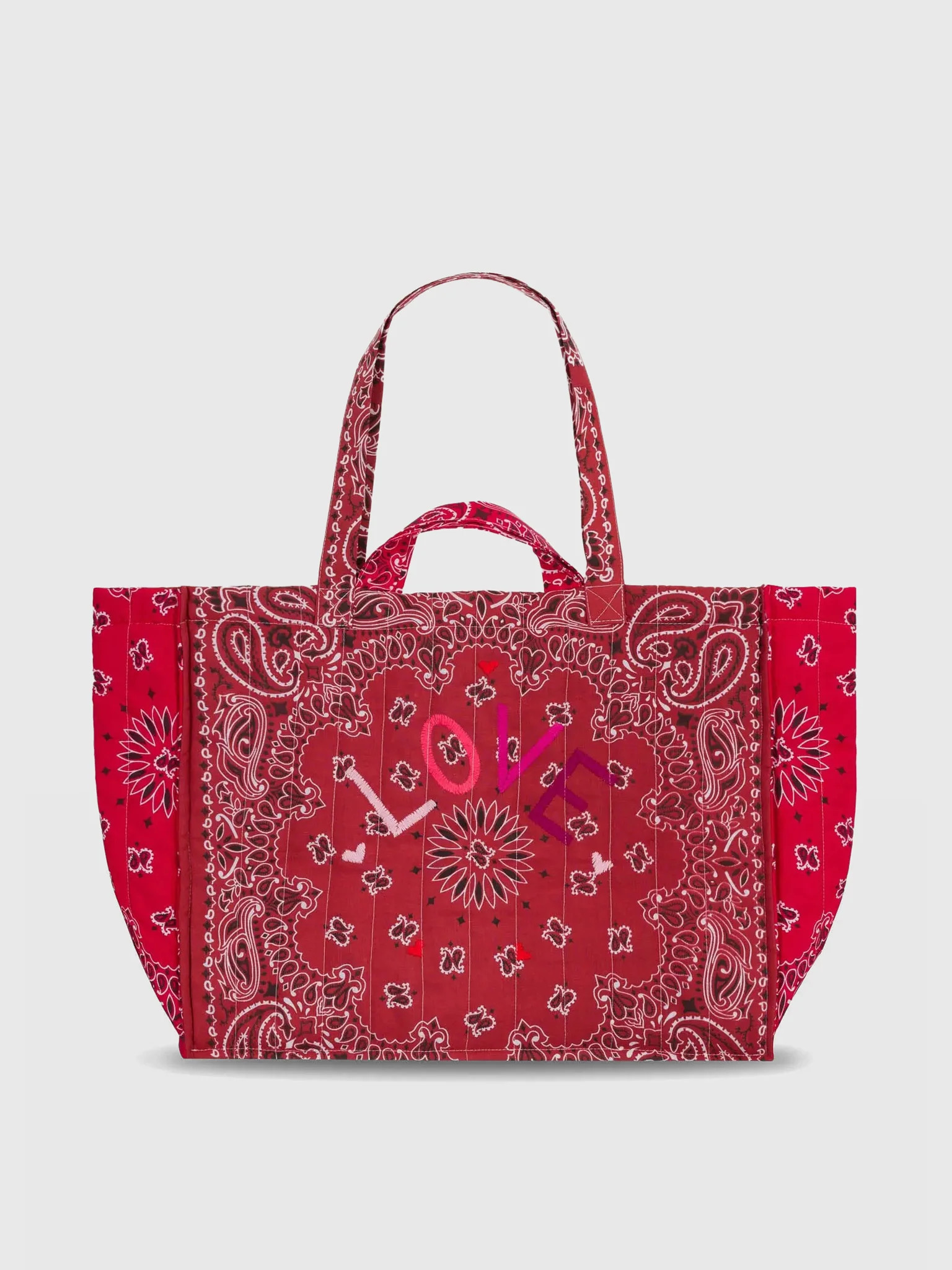 CALL IT BY YOUR NAME
                      
                     Quilted Maxi Cabas Tote | Saint Bernard