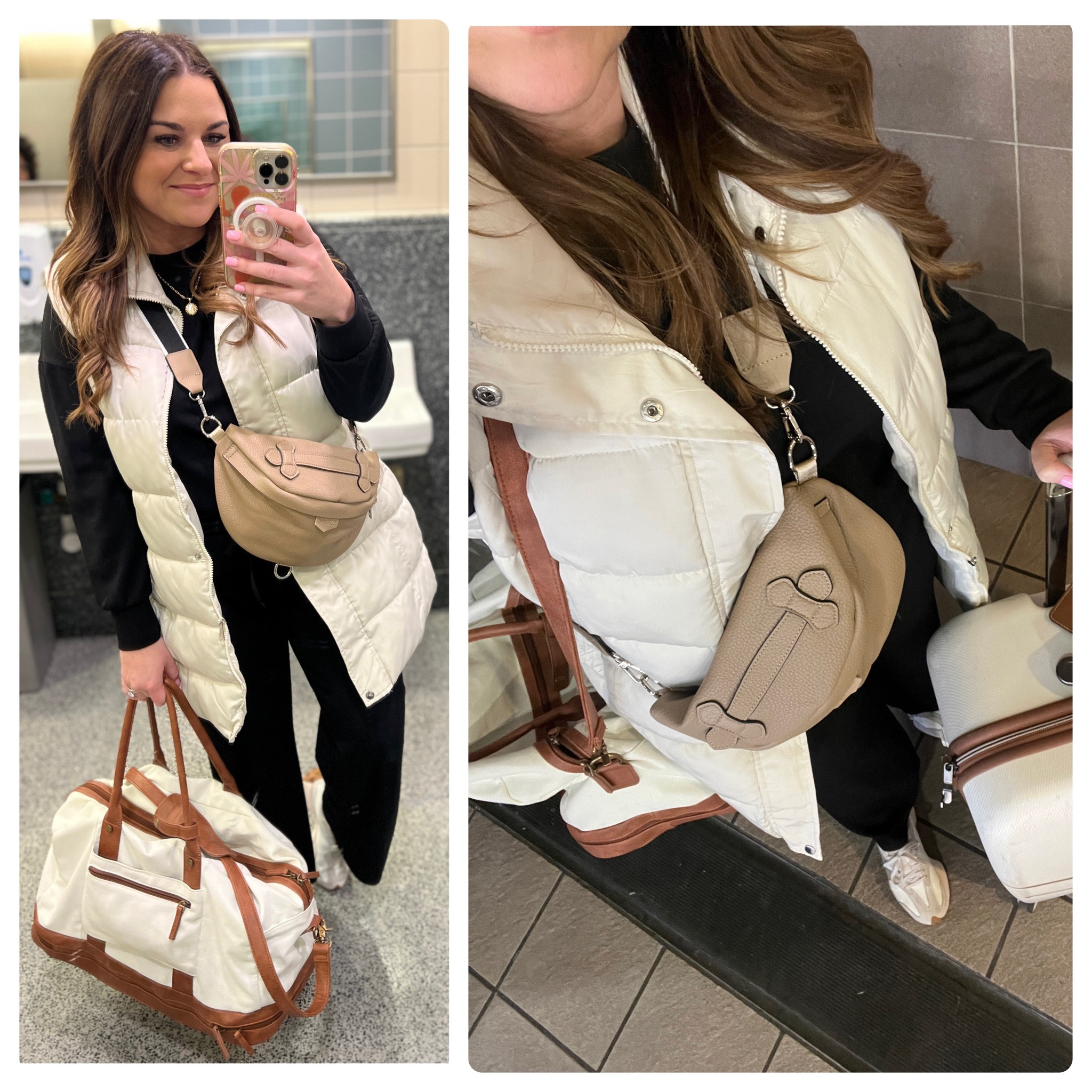 Travel outfit. Airport outfit. Travel ootd. Sweatsuit luggage weekender 

#LTKtravel #LTKshoecrush #LTKstyletip