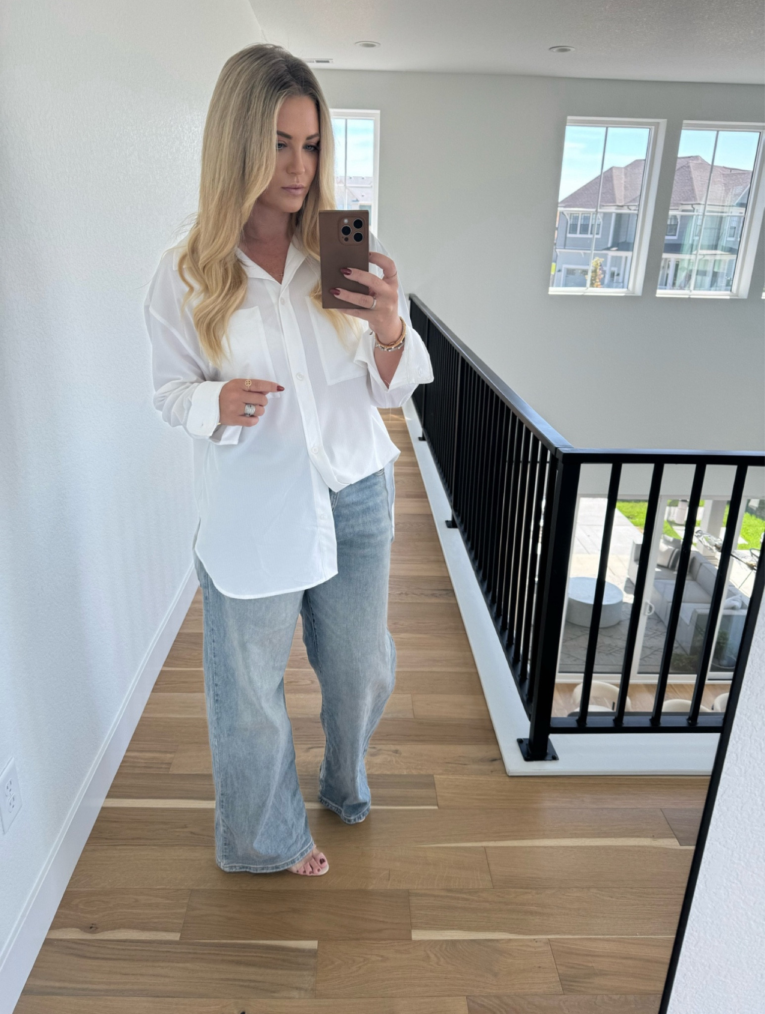 In love with these jeans and their price!! 


Button down 
Pants 
Heels 


#LTKMidsize #LTKStyleTip #LTKOver40