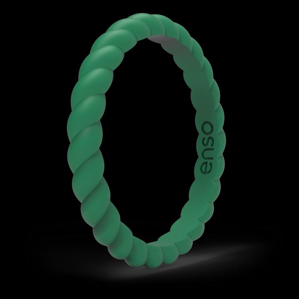 Braided Stackable Silicone Ring - Daylily | Enso Rings