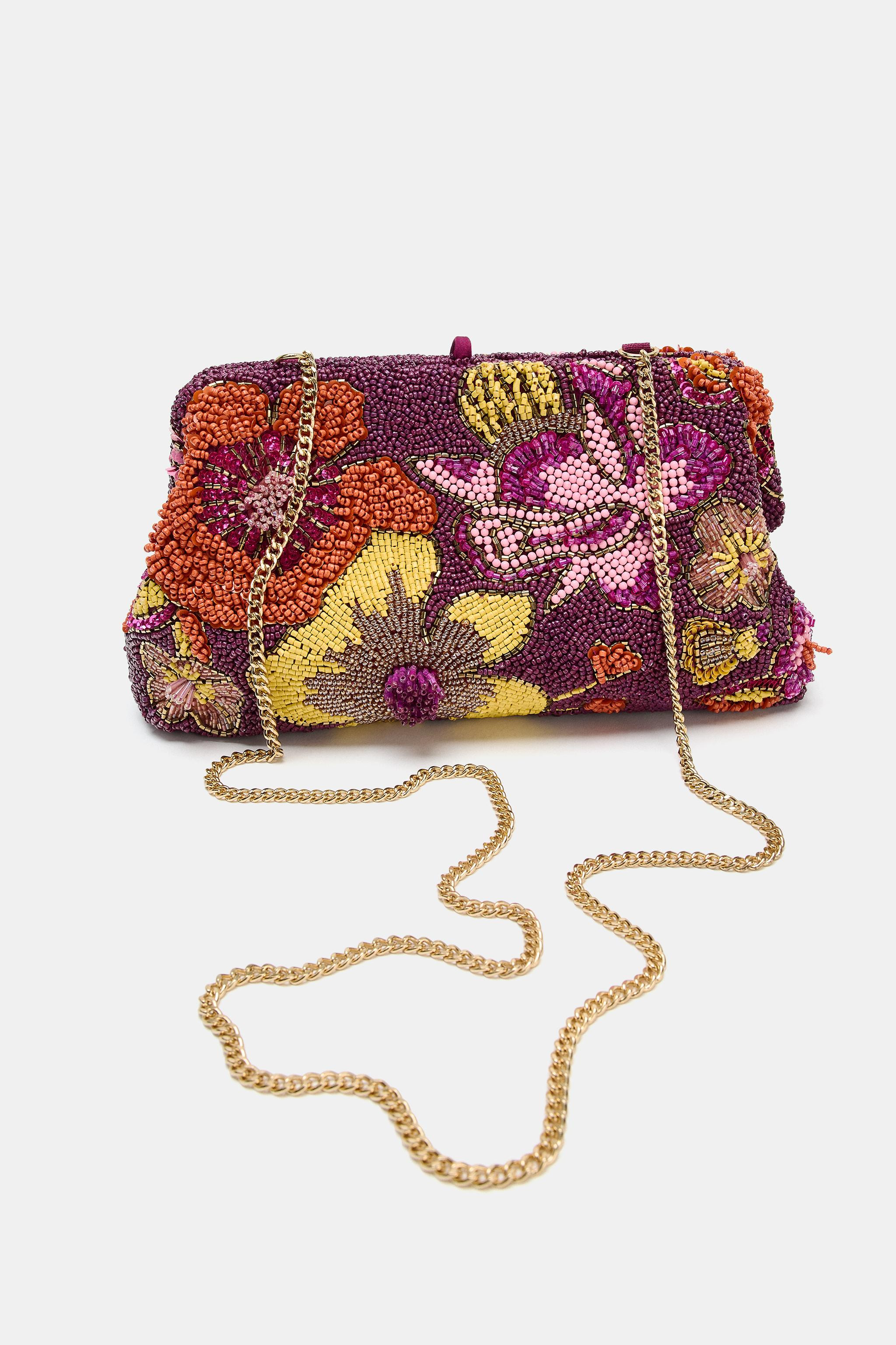 CLUTCH MIT SCHMUCKPERLEN | Zara DE