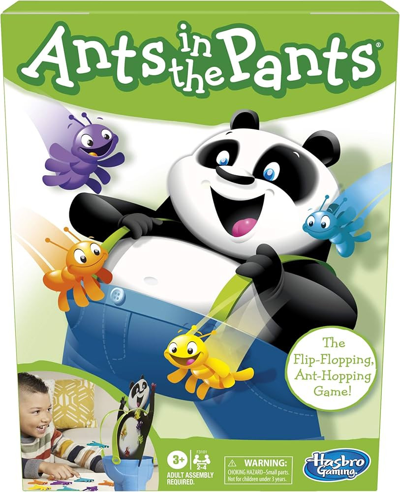 Hasbro Gaming Ants in The Pants, Easy and Fun Preschool Game for Kids Ages 3 and Up, for 2-4 Play... | Amazon (US)