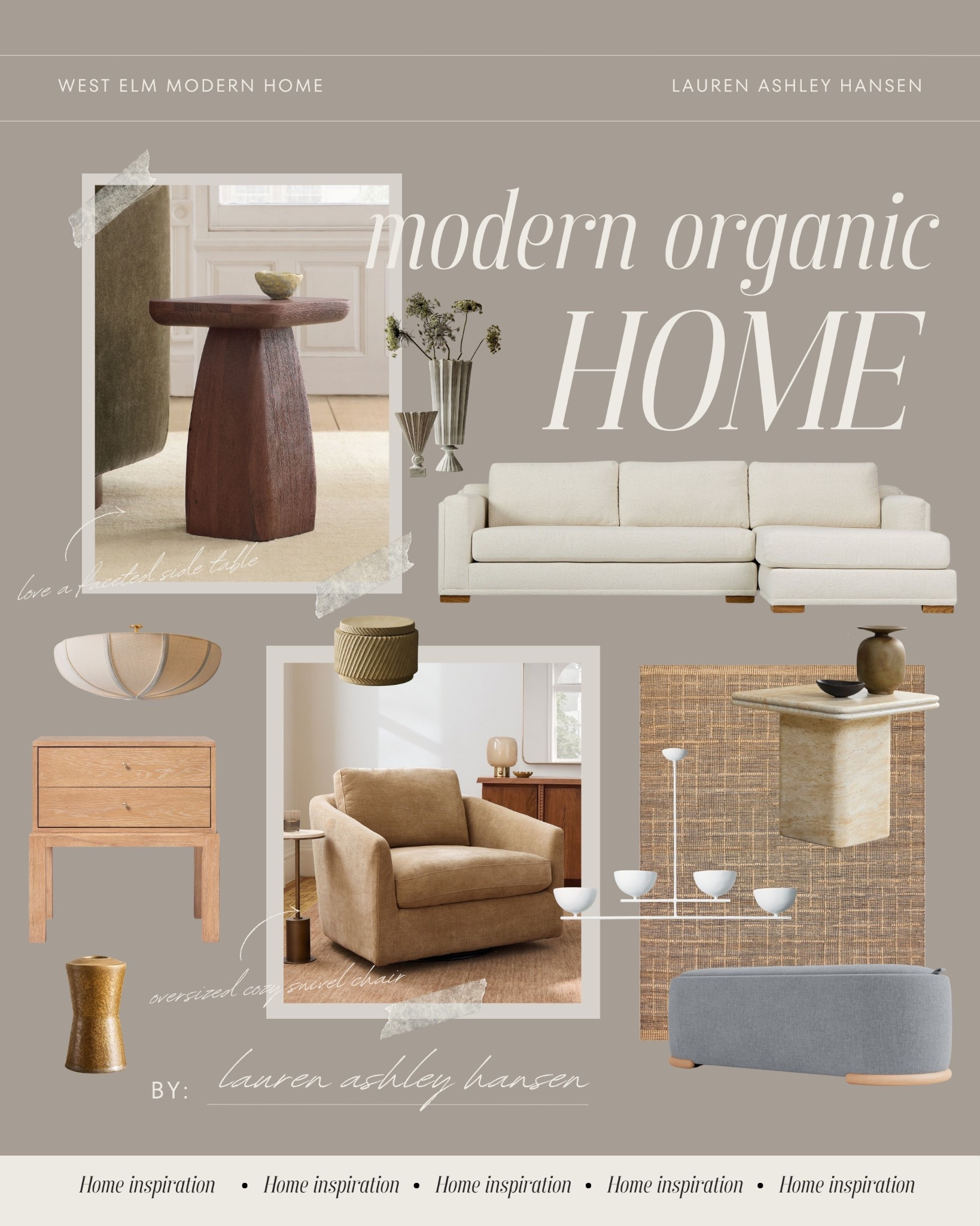 I love utilizing a neutral base for our home and adding in organic and modern touches for a curated look. West Elm has the prettiest pieces for both. Unique, elevated, and chic styles for the home! 

#LTKHome