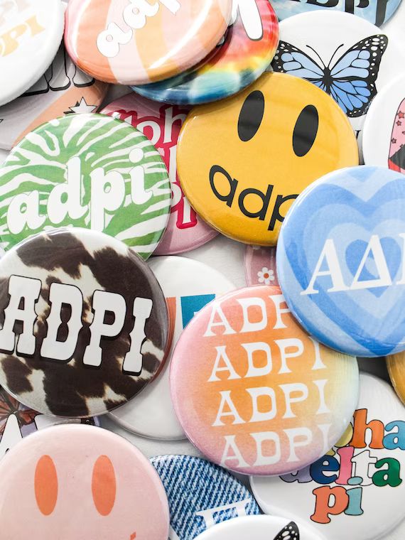 Sorority Buttons (Includes One) // Available For All Organizations // See Description to Customiz... | Etsy (US)