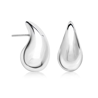Ross-Simons Sterling Silver Large Teardrop Earrings | Target
