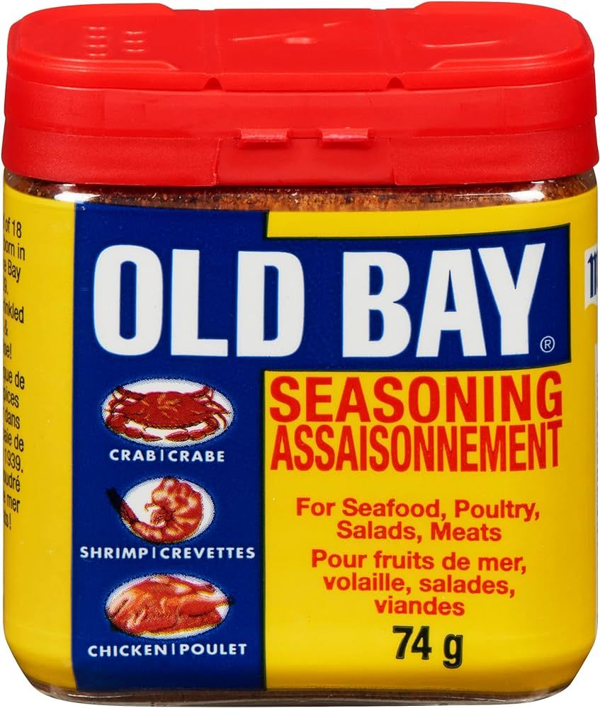 Old Bay, Seasoning for Seafood Poultry Salads Meats, Original Blend, Plastic Can, 74g | Amazon (CA)