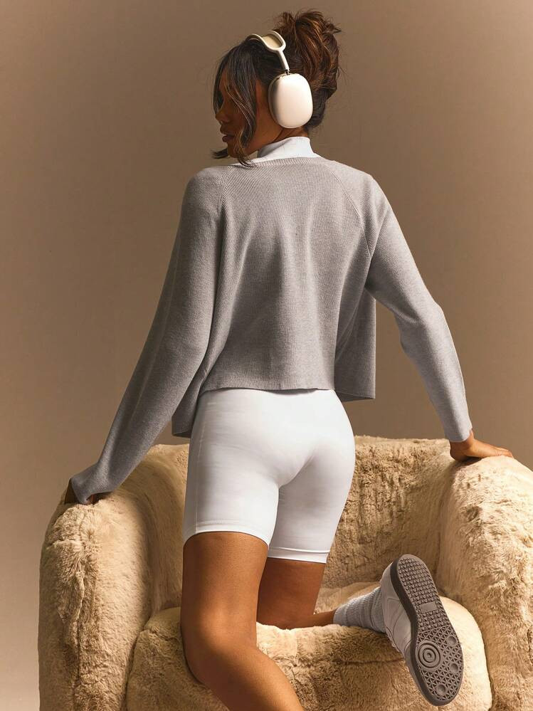 Athîral Women's Loose Fit Long Sleeve Minimalist Knit Sweater, Casual Everyday Wear | SHEIN