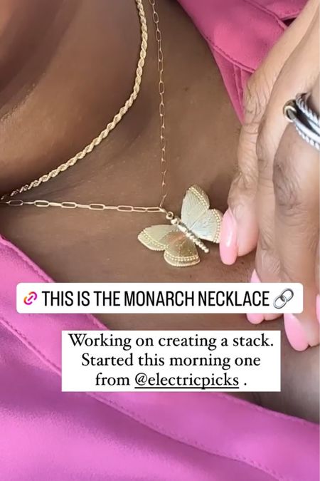 I wanted to create a necklace stack so here are my first two from #ElectricPicks!
#AKCESSME #necklacestack #monarch

#LTKFind #LTKstyletip