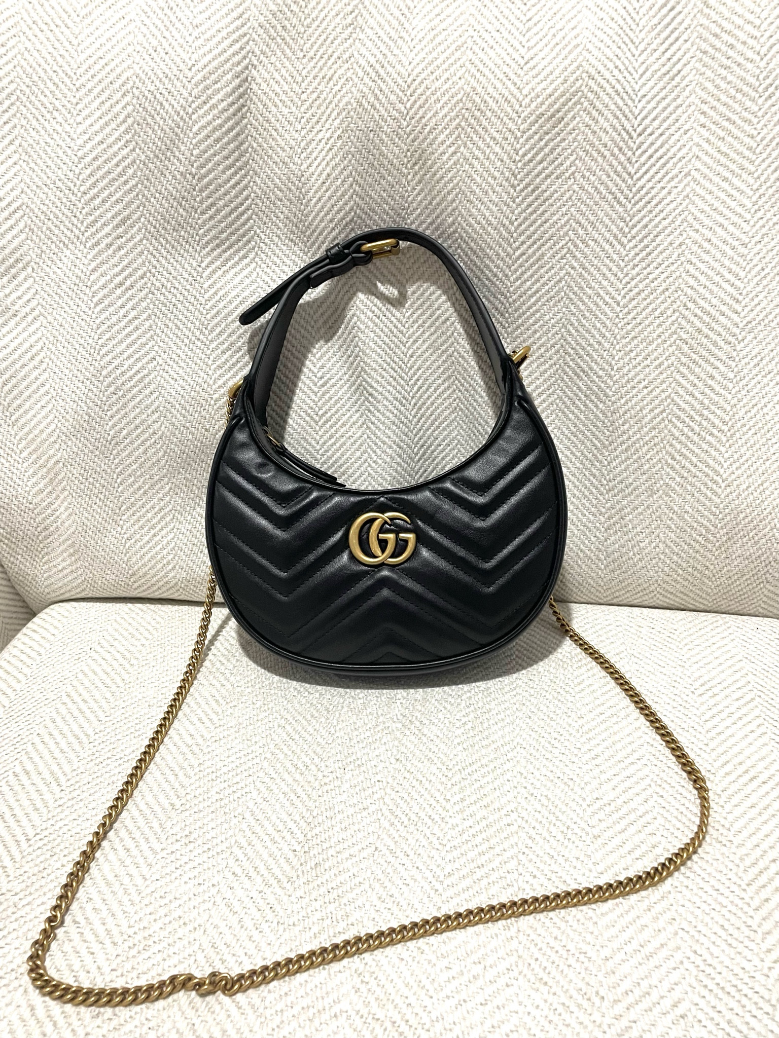 Gucci GG Marmont half shaped moon bag 

#LTKGiftGuide #LTKSeasonal #LTKFind