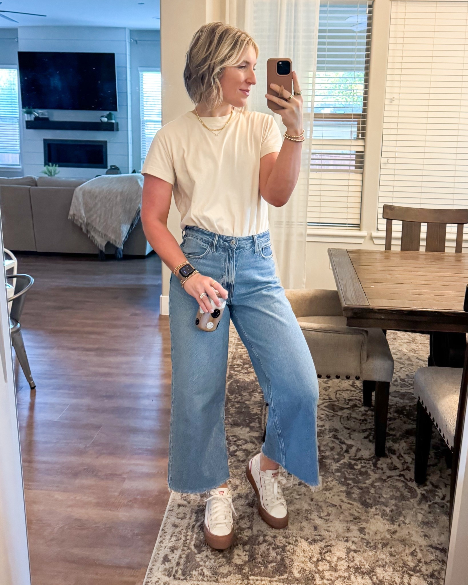 Top post of 2025! This is our top post in April. You loved these wide leg crop jeans and they have continued to be a favorite throughout the year.