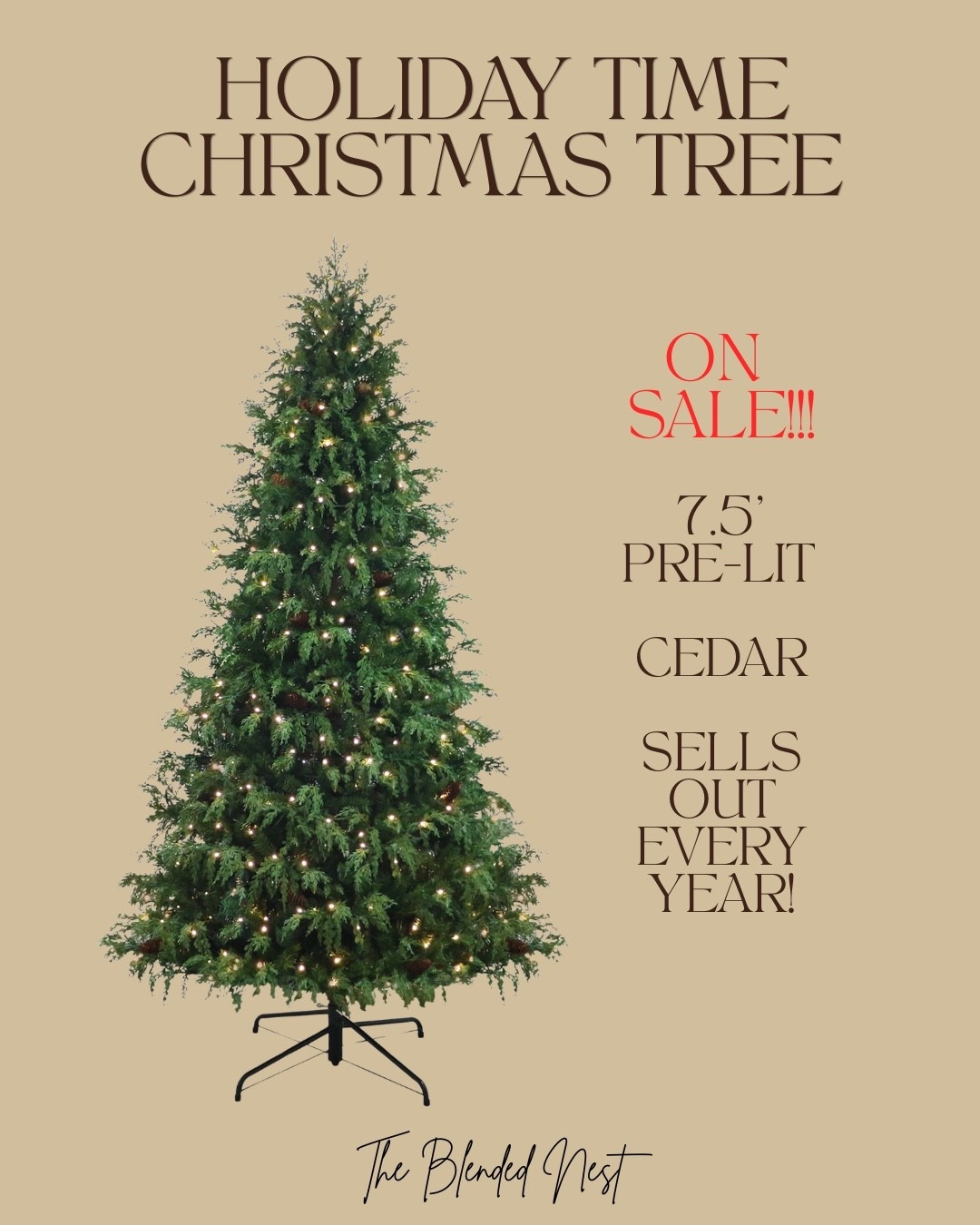 The Pre-Lit Christmas Tree That Sells Out Every Year 🎄✨ ON SALE at Walmart!

pre lit Christmas tree, Walmart Christmas tree, Walmart Christmas decor, Christmas tree sale, artificial Christmas tree, affordable Christmas tree, budget Christmas decor, Christmas home decor, Christmas decorating, Christmas 2026, flocked Christmas tree, realistic Christmas tree, Christmas tree deals, Walmart finds, Walmart home, Walmart holiday finds, Christmas deals, holiday decor, Christmas decorating ideas, cozy Christmas home, Christmas inspiration, Christmas shopping, Christmas must haves, Christmas tree deal, affordable holiday decor, viral Christmas tree, best Walmart Christmas finds, Christmas on a budget, holiday home decor, the blended nest

#LTKSeasonal #LTKSaleAlert #LTKHome