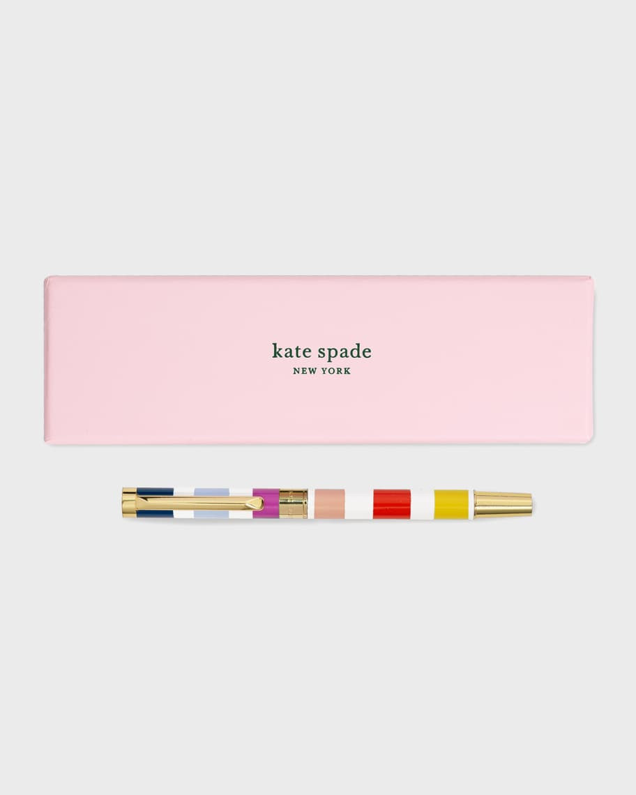 kate spade new york candy stripe ballpoint pen | Neiman Marcus