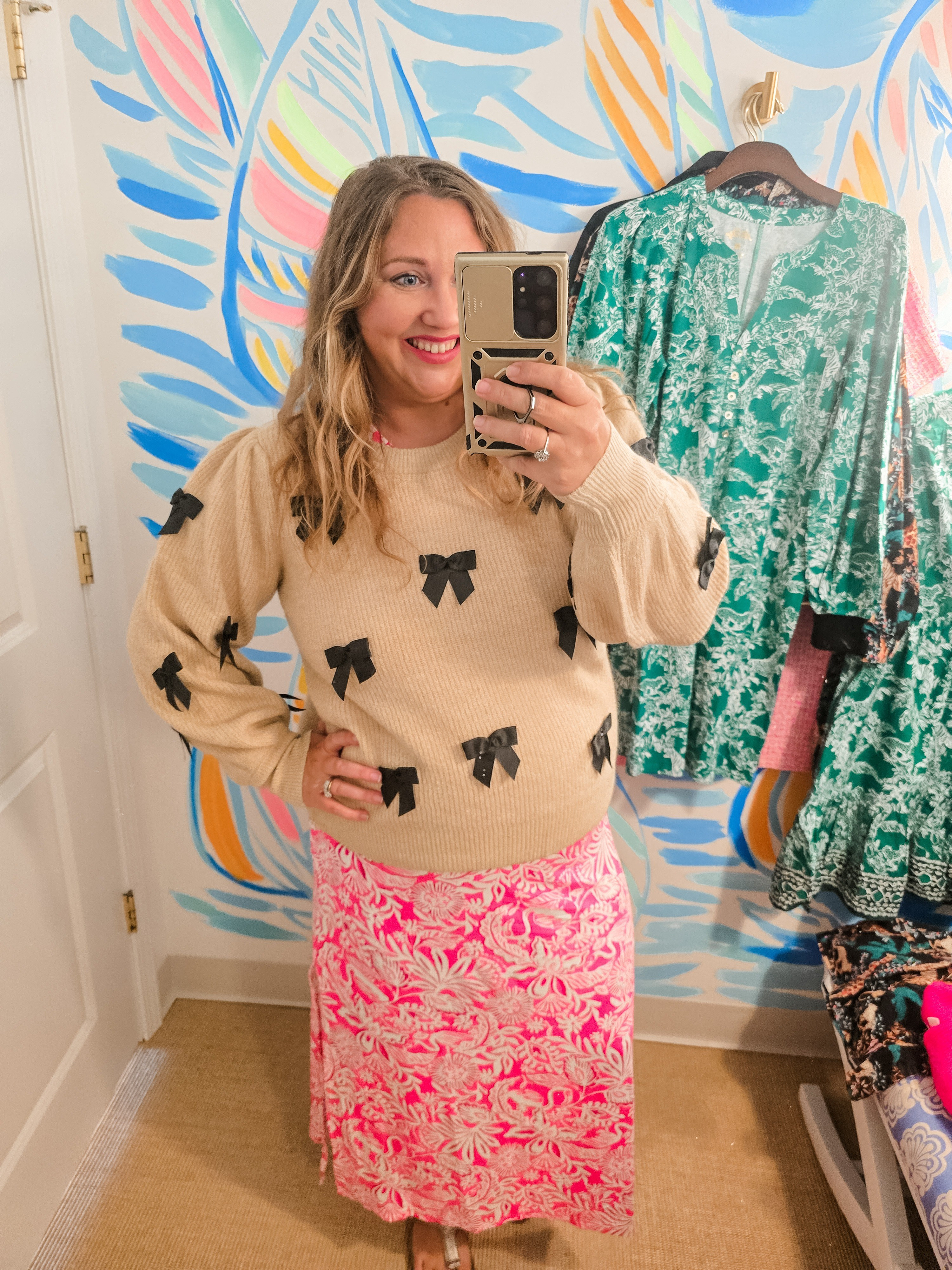 This is a size Large on this Lilly Pulitzer sweater #Zarie The L and XL fit exactly the same IMOthis one i hated online and loved in person! #livinglargeinlilly #lillypulitzer #plussize 

#LTKMidsize #LTKPlusSize #LTKStyleTip