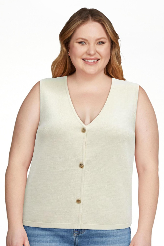 PRETTYGARDEN Women's Button Up Sweater Vest, Sizes S-XXL | Walmart (US)