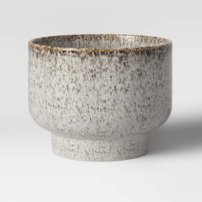 10" Ceramic Footed Planter Ochre - Project 62™ | Target