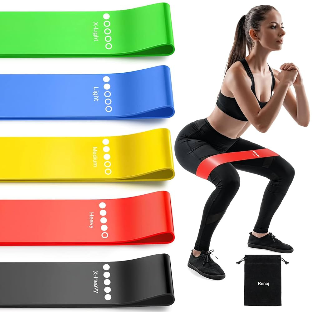 Resistance Bands for Working Out, Elastic Exercice Loop Bands for Physical Therapy, Yoga Starter ... | Amazon (US)