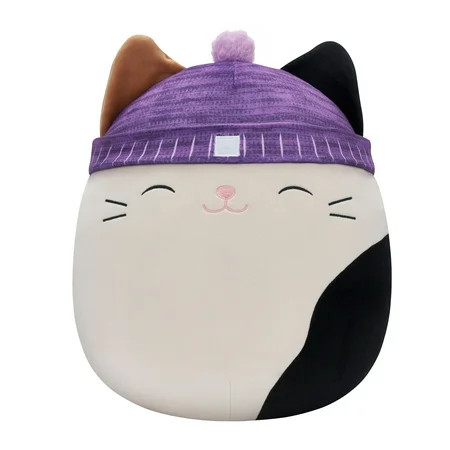 Squishmallows Original 14 inch Cam the Calico Cat with Purple Hat - Child's Ultra Soft Plush Toy | Walmart (US)