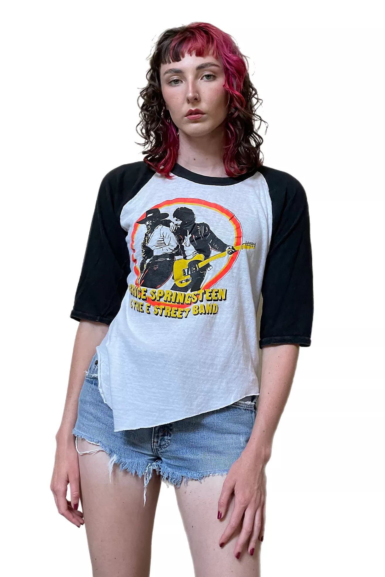 Vintage 1980's Bruce Springsteen Concert T-Shirt Selected By Villains Vintage | Free People (Global - UK&FR Excluded)